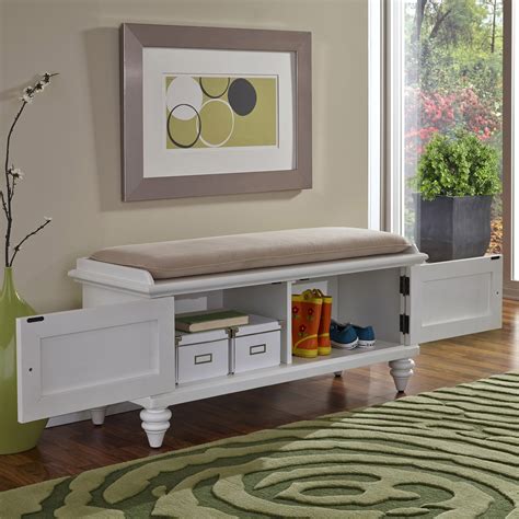 upholstered storage benches for entryway